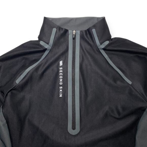 Second Skin Women’s Medium Black Running Active Pullover Jacket - Picture 4 of 7